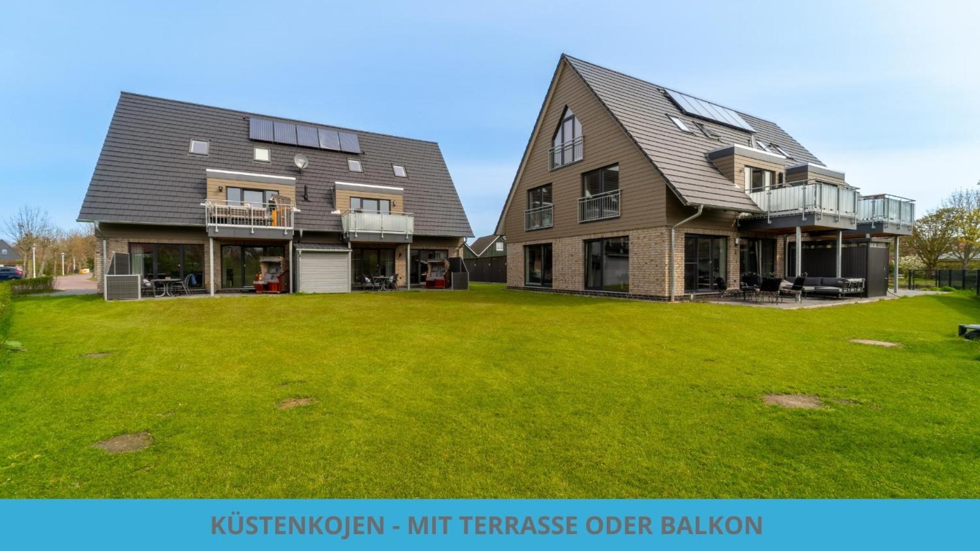 Kuestenkojen Mit 4 Ferienwohnungen Fuer 1 Bis 8 Pers Mit Diversen Schlafzimmern, Garten Oder Balkon Бюзум Экстерьер фото